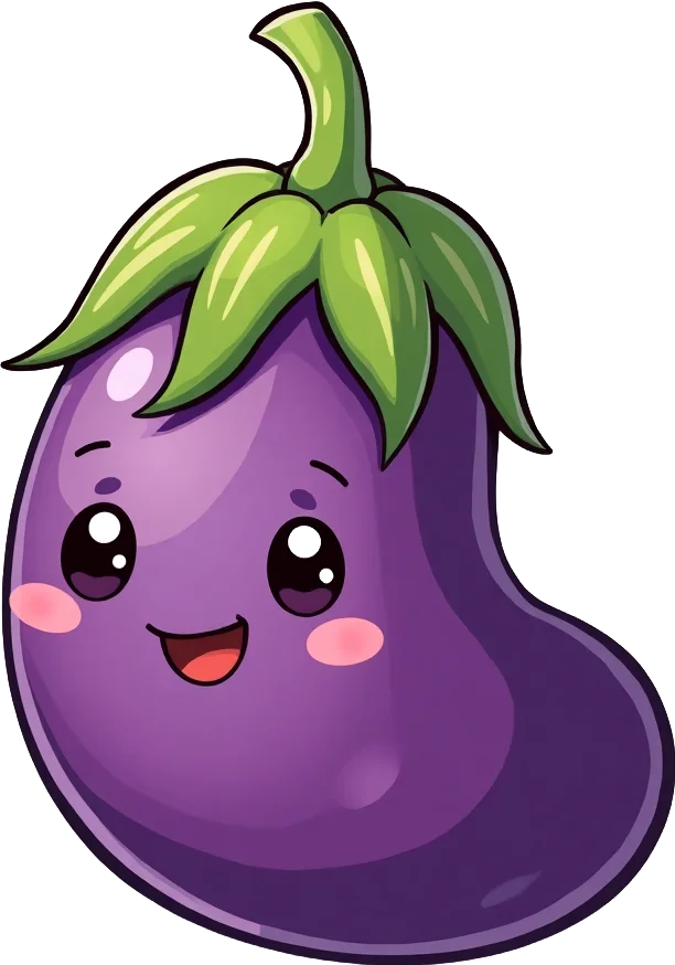 Happy Eggplant